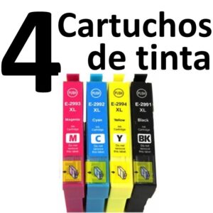 4 Compatible Ink Cartridges T0711 / T0712 / T0713 / T0714 PREMIUM QUALITY - Image 1