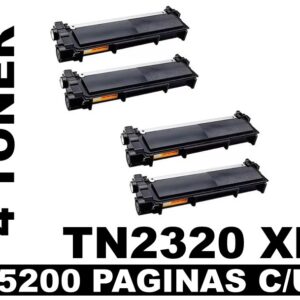 4 Toner for Brother TN2320 XL DOUBLE CAPACITY 5.2K PREMIUM QUALITY - Image 1