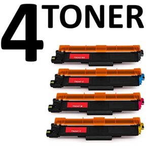 4 Toner for Brother TN247 and TN243 Black and Colors PREMIUM QUALITY - Image 1