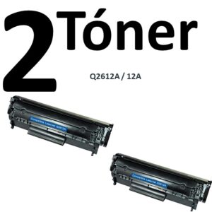 2 Toner for HP Q2612A / 12A XL 2.5K PREMIUM QUALITY - Image 1