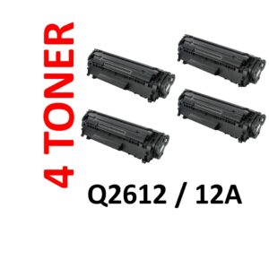 4 Toner for HP Q2612A / 12A PREMIUM QUALITY - Image 1