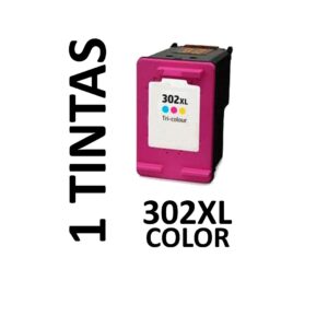 1 Compatible Color Ink Cartridge 302 XL HP PREMIUM QUALITY - Image 1
