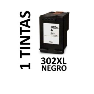 1 Compatible Black Ink Cartridge 302 XL HP PREMIUM QUALITY - Image 1