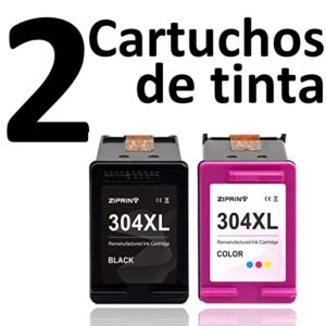 2 Compatible Black and Color Ink Cartridges 304 XL HP PREMIUM QUALITY - Image 1