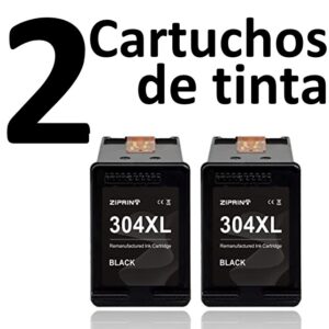 2 Compatible Black Ink Cartridges 304 XL HP PREMIUM QUALITY - Image 1