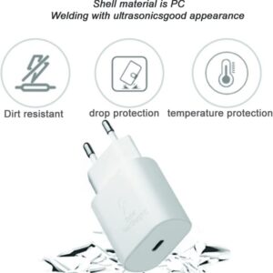ULTRA FAST PD 25W CHARGER COMPATIBLE WITH SAMSUNG WITH WHITE CABLE - Image 2