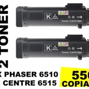 2 Toner for Xerox Phaser 6510 / Workcentre 6515 - Image 1