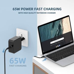 GOOGLE CHROMEBOOK LAPTOP CHARGER TYPE C CONNECTOR 65W 20V 3.25A, 20.3V 3A, 15V 3A, 12V 3A, 9V 3A, 5V 3A - Image 3
