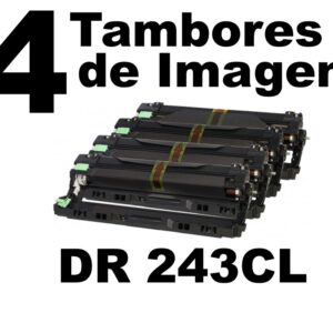 4 DR 243CL / DR 247 Image Drums for Brother PREMIUM QUALITY - Image 1