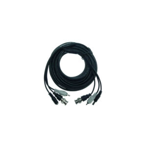 BNC + RCA + power extension cable black (10m) - Image 1