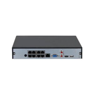 DHI-NVR2108HS-8P-4KS3 Dahua IP NVR with 8 channels and 8 PoE DAHUA-4199-FO DHI-NVR2108HS-8P-4KS3 1 SATA HDD - Image 2
